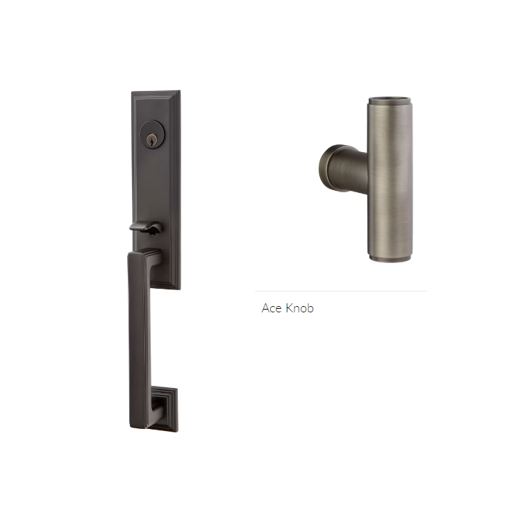 Emtek 4221ACE Double Cyl , Wilshire Tub Entry , The Ace Knob - Parent
