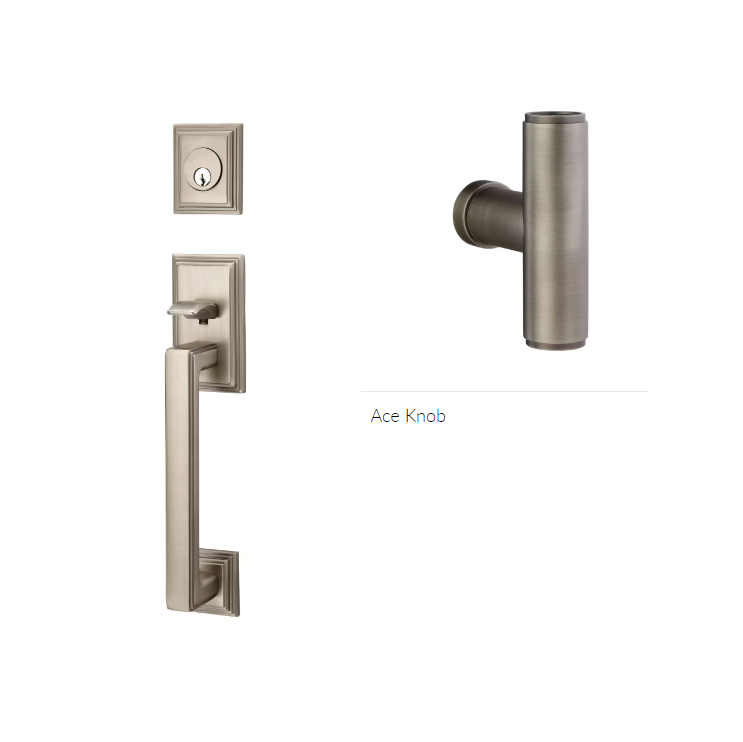 Emtek 4223ACE Double Cyl , Hamden Tub Entry , The Ace Knob - Parent