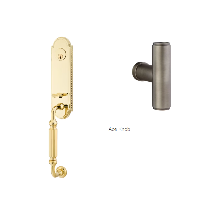 Emtek 4301ACE Dummy , Orleans Tub Entry , The Ace Knob - Parent