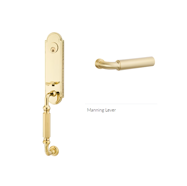 Emtek 4301MNGRH Dummy , Orleans Tub Entry , Manning Lever , RH - Parent
