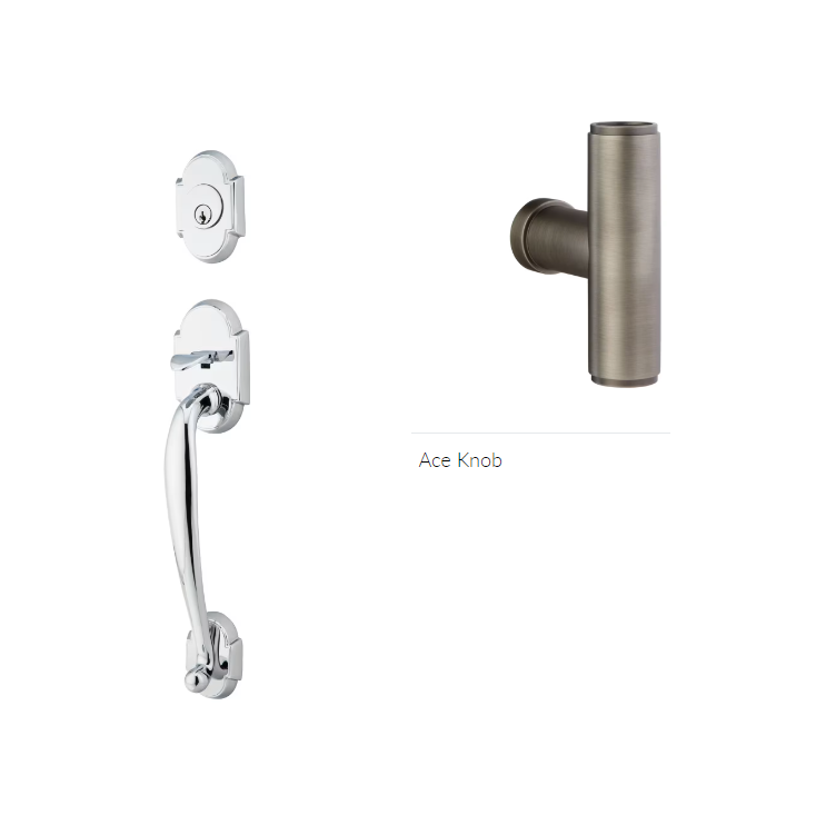 Emtek 4302ACE Dummy , Nashville Tub Entry , The Ace Knob - Parent