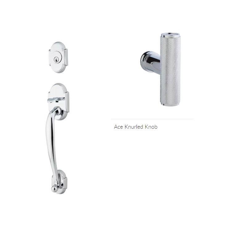 Emtek 4302ACEKN Dummy , Nashville Tub Entry , The Ace Knurled Knob - Parent