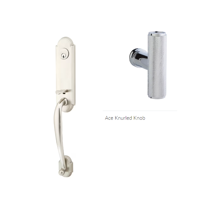 Emtek 4303ACEKN Dummy , Richmond Tub Entry , The Ace Knurled Knob - Parent