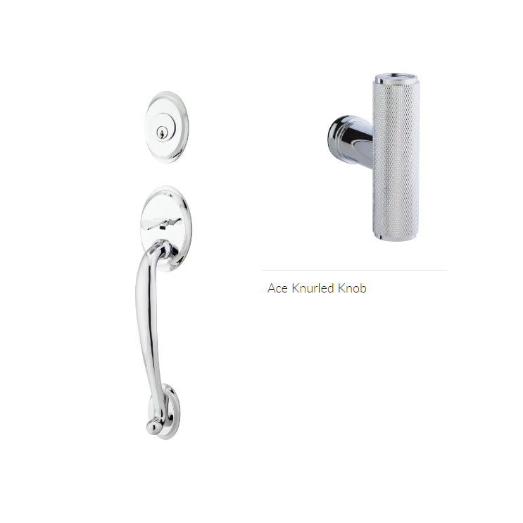 Emtek 4400ACEKN Dummy , Saratoga Tub Entry , The Ace Knurled Knob - Parent