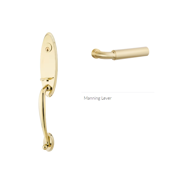 Emtek 4401MNGRH Dummy , Marietta Tub Entry , Manning Lever , RH - Parent