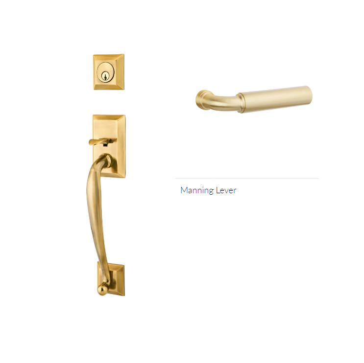 Emtek 4403MNGLH Dummy , Franklin Tub Entry , Manning Lever , LH - Parent