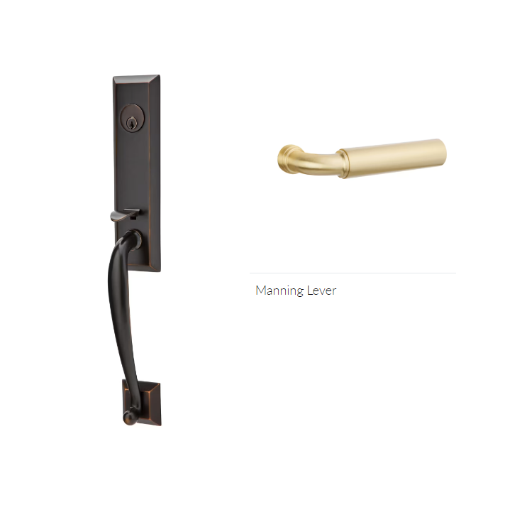 Emtek 4404MNGRH Dummy , Adams Tub Entry , Manning Lever , RH - Parent