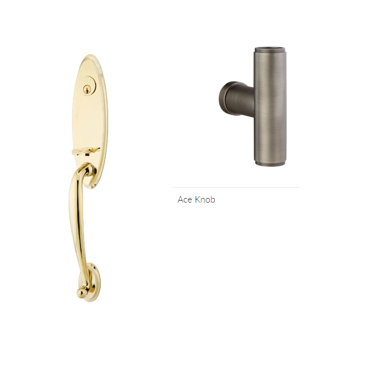 Emtek 4421ACE Double Cyl , Marietta Tub Entry , The Ace Knob - Parent