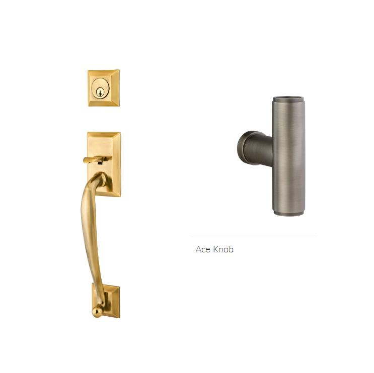 Emtek 4423ACE Double Cyl , Franklin Tub Entry , The Ace Knob - Parent