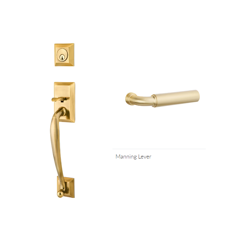 Emtek 4423MNGLH Double Cyl , Franklin Tub Entry , Manning Lever , LH - Parent
