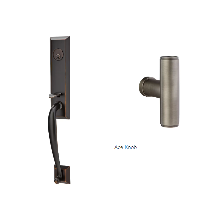 Emtek 4424ACE Double Cyl , Adams Tub Entry , The Ace Knob - Parent