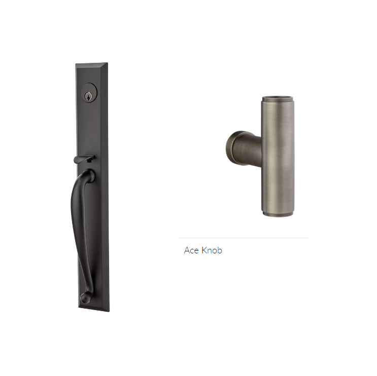 Emtek 4425ACE Double Cyl , Jefferson Tub Entry , The Ace Knob - Parent