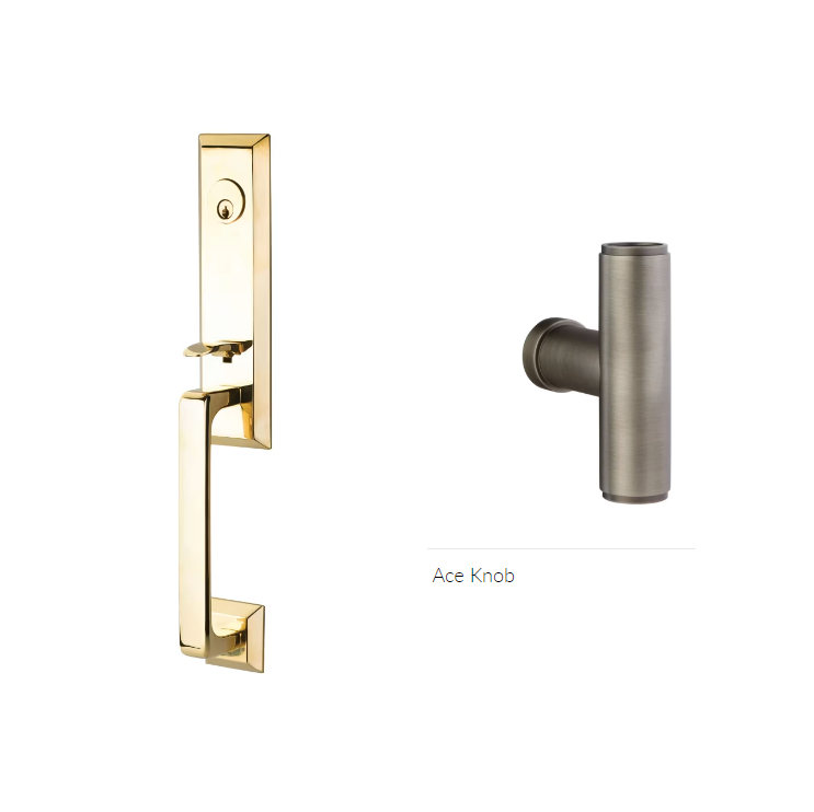 Emtek 4707ACE Dummy , Transitional Heritage Monolithic Tub , The Ace Knob - Parent