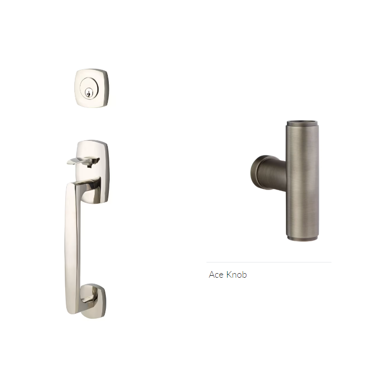 Emtek 4715ACE Single Cyl , Urban Modern Sectional Tub , The Ace Knob - Parent