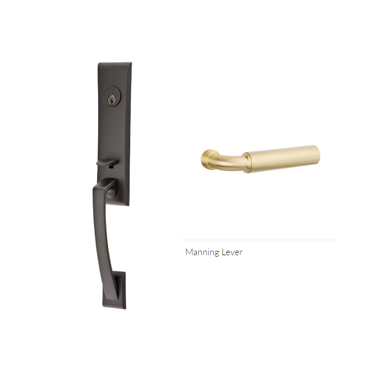 Emtek 4805MNGRH Dummy , Apollo Tub Entry , Manning Lever , RH - Parent