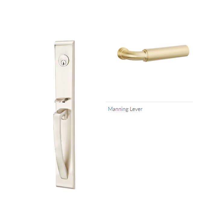 Emtek 4816MNGRH Single Cyl , Orion Tub Entry , Manning Lever , RH - Parent