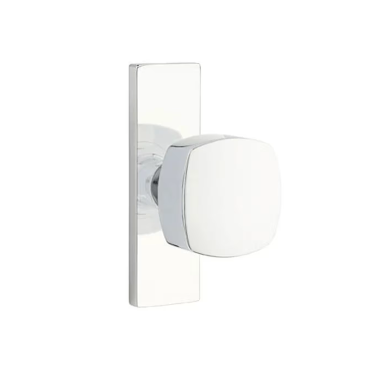 Emtek 5007FRK Dummy , Pair , Stretto 1.5" x 5" , Freestone Knob - Parent