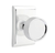 Emtek 5052.CCUS10B.TZKLT Select Dummy , Modern Rectangular Rosette , Conical Stem , Light Terrazzo Knob - Parent