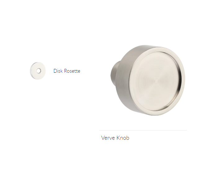 Emtek 5059VR Dummy , Disk Rosette , Verve Knob - Parent
