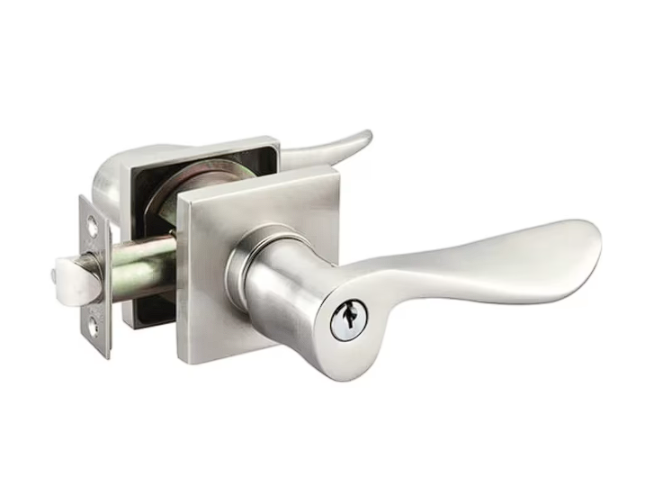 Emtek 5206MNGRH Privacy , Hammered Rosette , Manning Lever , RH - Parent
