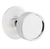 Emtek 5209.LS.SM.RH Select Privacy , Disk Rosette , L-Square Stem , Smooth Handle RH - Parent