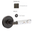 Emtek 5209.LSUS10B.TZLT.RH Select Privacy , Disk Rosette , L-Square Stem , Light Terrazzo Handle , RH