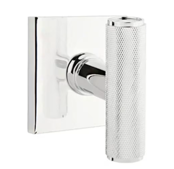 Emtek 5210ACEKN Privacy , Square Rosette , The Ace Knurled Knob