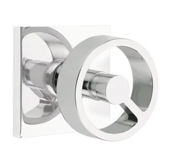 Emtek 5210SPKLH Privacy , Square Rosette , Spoke Knob , LH
