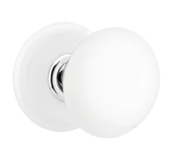 Emtek 5211IW Privacy , Neos Rosette , Ice White Porcelain Knob - Parent
