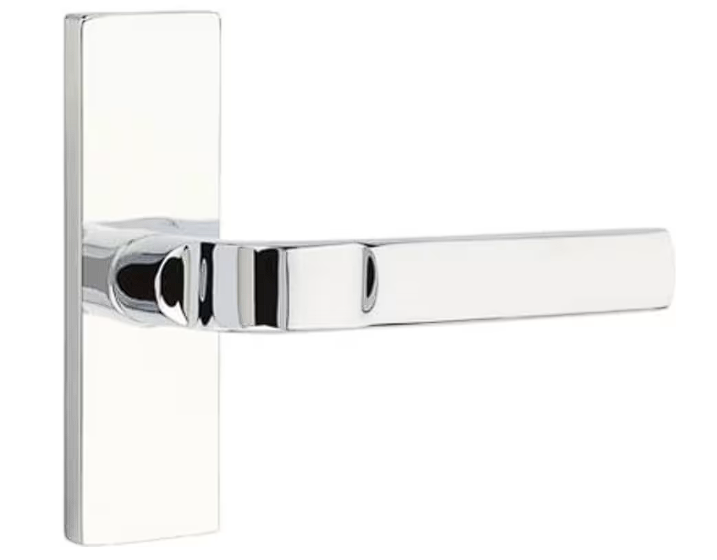 Emtek 5607ASTRH Privacy , Stretto 1.5" x 5" , Aston Lever , RH - Parent