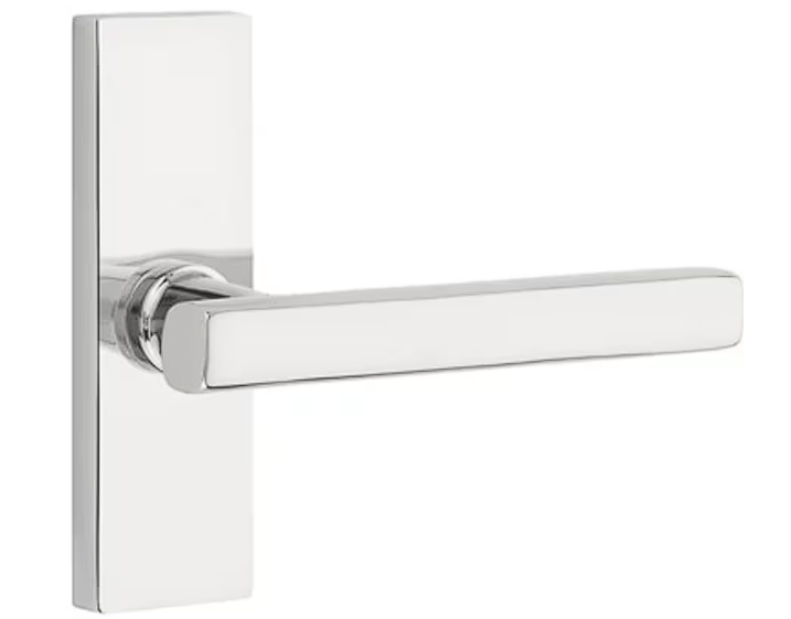 Emtek 5607FRLRH Privacy , Stretto 1.5" x 5" , Freestone Lever , RH - Parent