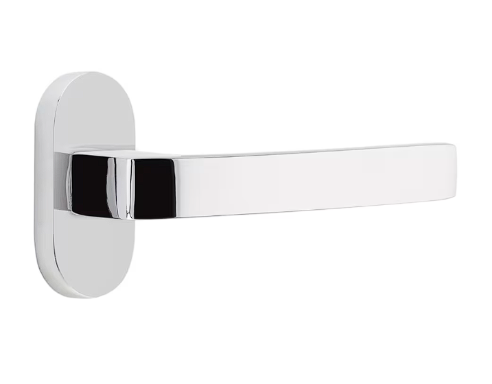 Emtek 5801BRLLH Passage , Oval Stretto 1.5" x 3" , Breslin Lever , LH - Parent