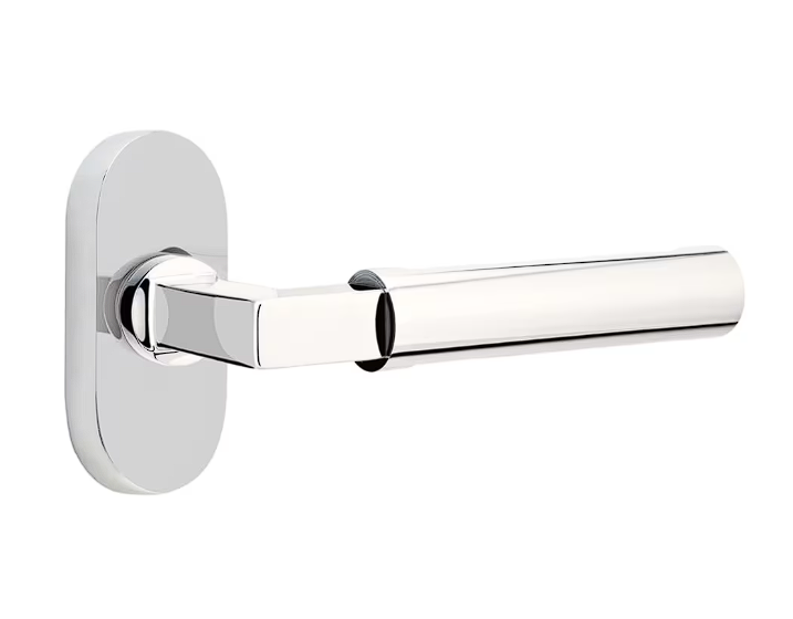 Emtek 5801HECRH Passage , Oval Stretto 1.5" x 3" , Hercules Lever , RH - Parent