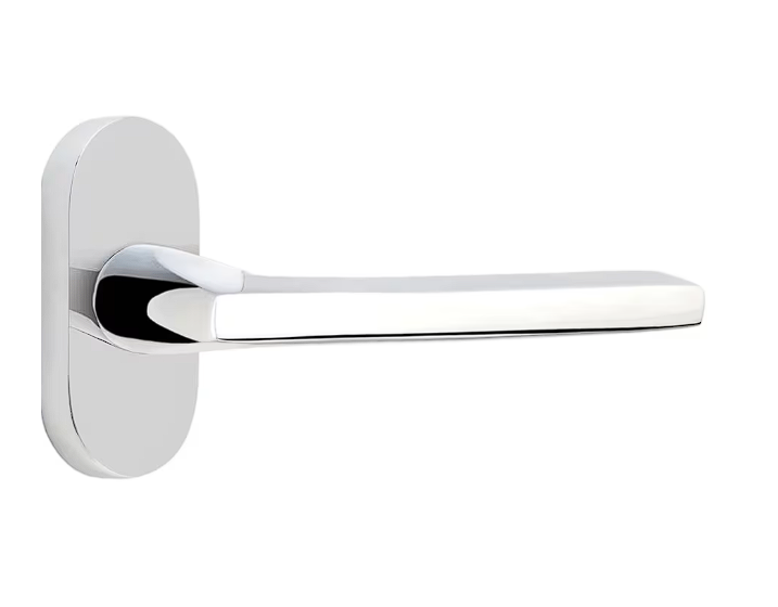 Emtek 5801HLOLH Passage , Oval Stretto 1.5" x 3" , Helios Lever , LH - Parent