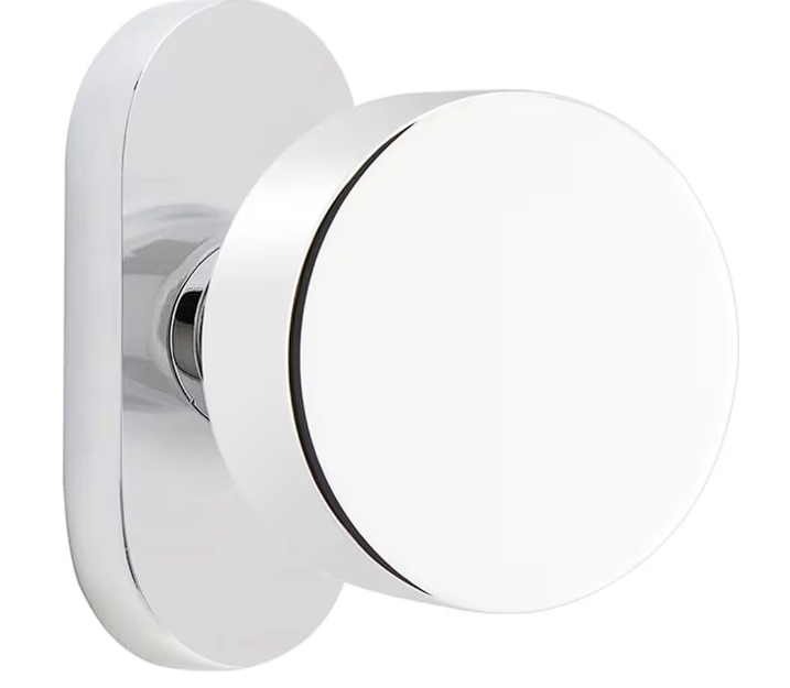 Emtek 5801ROU Passage , Oval Stretto 1.5" x 3" , Round Knob - Parent