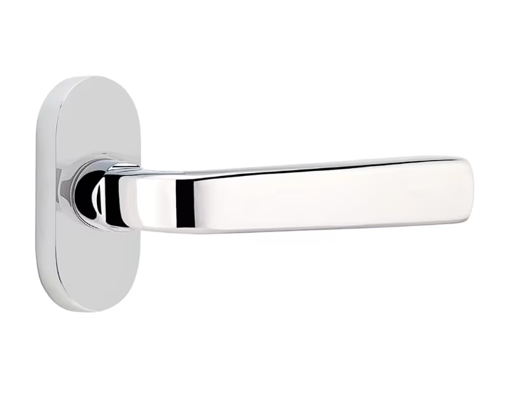 Emtek 5801SIOLH Passage , Oval Stretto 1.5" x 3" , Sion Lever , LH - Parent