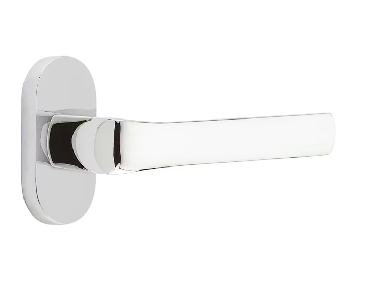 Emtek 5801SPNLH Passage , Oval Stretto 1.5" x 3" , Spencer Lever , LH - Parent