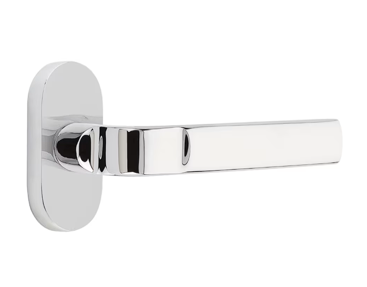 Emtek 5802ASTRH Thumbturn Privacy , Oval Stretto 1.5" x 3" , Aston Lever , RH - Parent