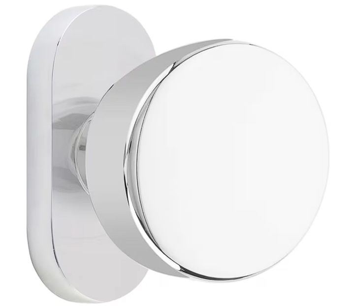 Emtek 5802LAU Thumbturn Privacy , Oval Stretto 1.5" x 3" , Laurent Knob - Parent