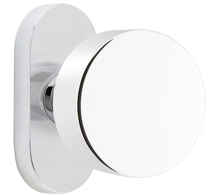 Emtek 5802ROU Thumbturn Privacy , Oval Stretto 1.5" x 3" , Round Knob - Parent