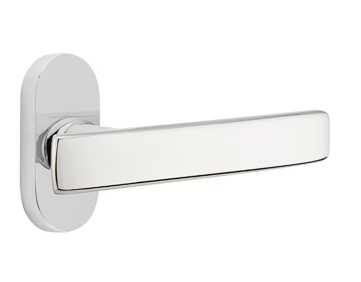 Emtek 5803GVRH Dummy , Pair , Oval Stretto 1.5" x 3" , Geneva Lever , RH - Parent