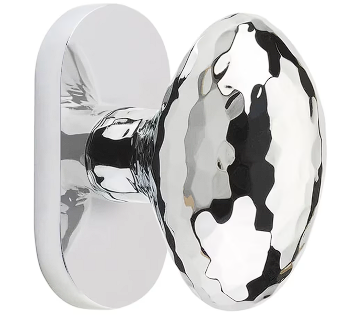 Emtek 5803LAU Dummy , Pair , Oval Stretto 1.5" x 3" , Laurent Knob - Parent