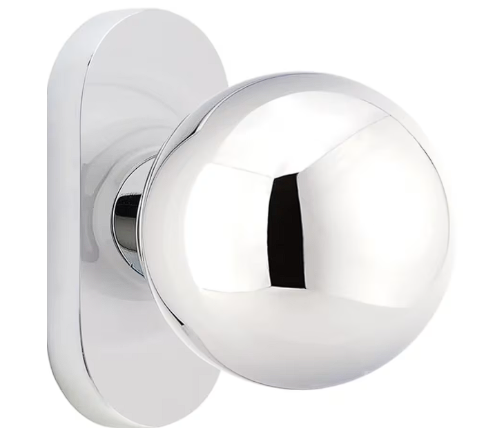 Emtek 5803OR Dummy , Pair , Oval Stretto 1.5" x 3" , Orb Knob - Parent