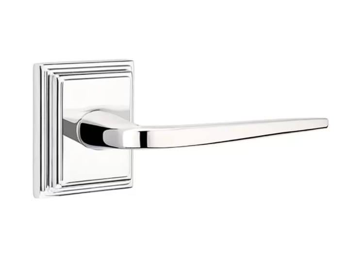 Emtek 5804ATNRH Dummy , Single Sided , Oval Stretto 1.5" x 3" , Athena Lever , RH - Parent