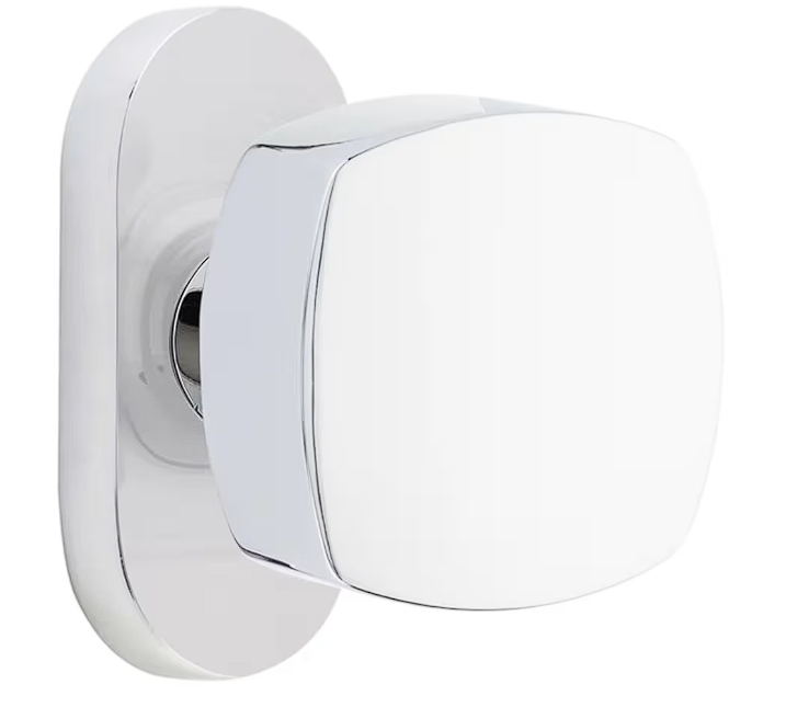Emtek 5804FRK Dummy , Single Sided , Oval Stretto 1.5" x 3" , Freestone Knob - Parent