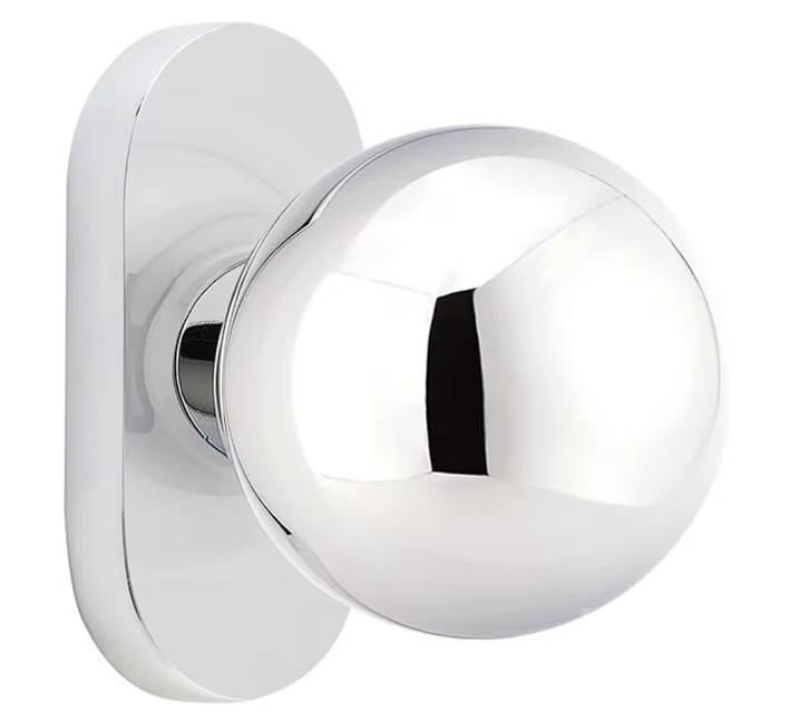 Emtek 5804OR Dummy , Single Sided , Oval Stretto 1.5" x 3" , Orb Knob - Parent