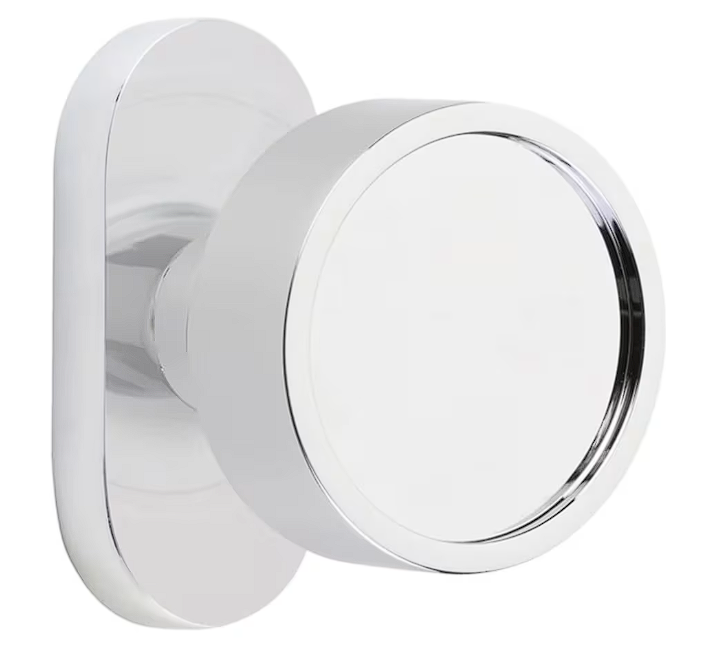 Emtek 5804VR Dummy , Single Sided , Oval Stretto 1.5" x 3" , Verve Knob - Parent
