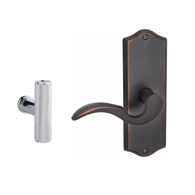 Emtek 8020ACEKN Privacy , Sideplate Locksets Colonial Non-Keyed 7-1/8 , The Ace Knurled Knob - Parent