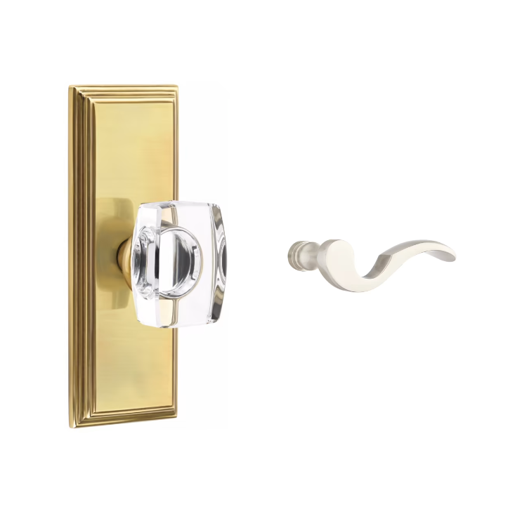 Emtek 8035C Dummy , Wilshire Non-Keyed 7" , Cortina Lever - Parent