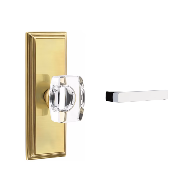 Emtek 8035DT Dummy , Wilshire Non-Keyed 7" , Dumont Lever - Parent
